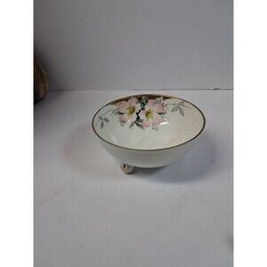 Nippon Three Footed Porcelain Berry Bowl